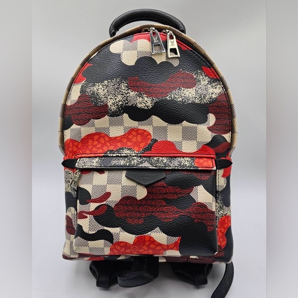 Louis Vuitton Palm Springs Kabuki Damier Azur Monogram Backpack - Picture 2 of 15